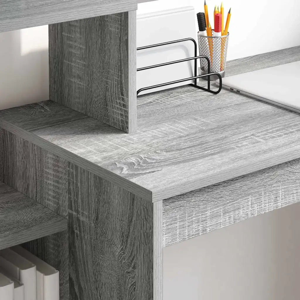 Scrivania Grigio Sonoma 100 x 40 x 90 cm Legno multistrato 869319