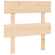 Testiera | Testata per Letto 93,5x3x81 cm in Legno Massello di Pino