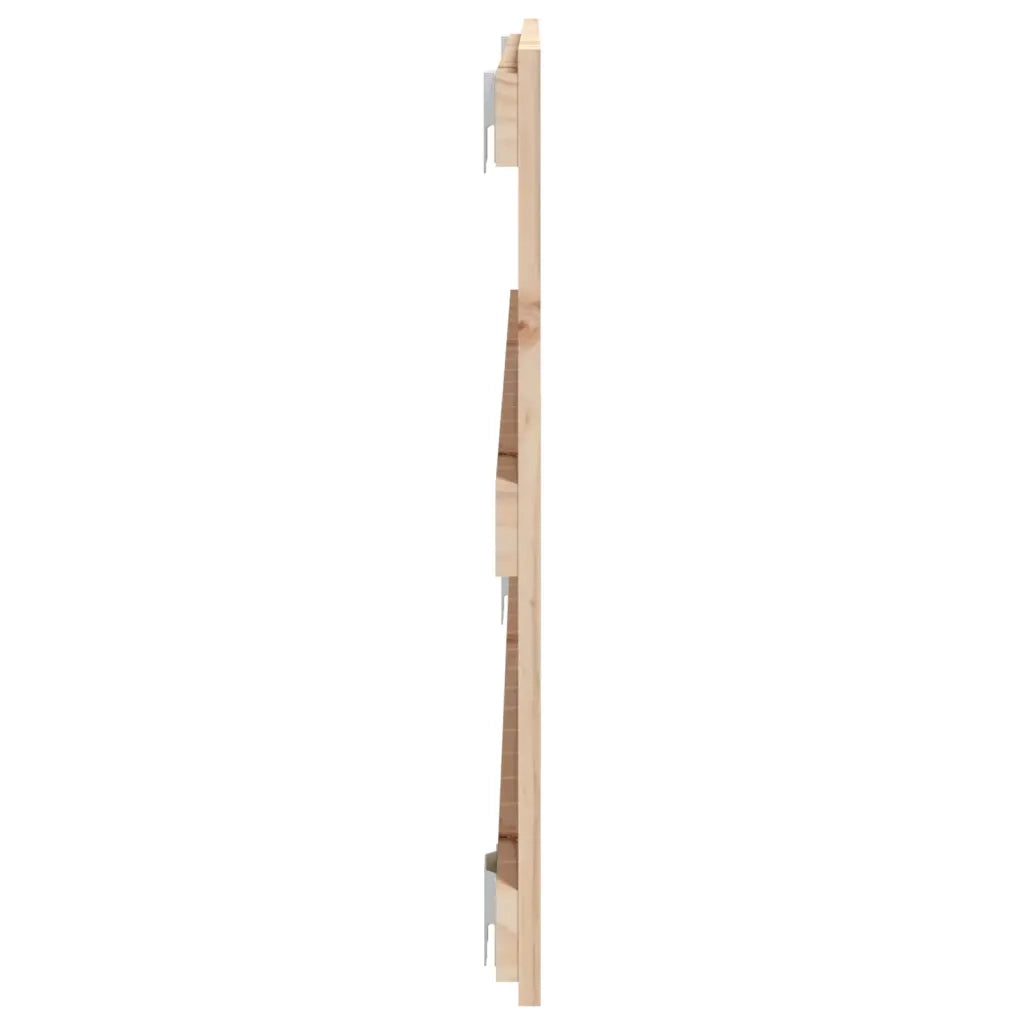 Testiera da Parete 108x3x60 cm in Legno Massello di Pino
