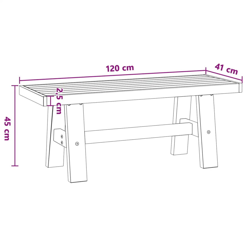 Panchina da pranzo NOAIN 120 x 41 x 45 cm CFW9538967