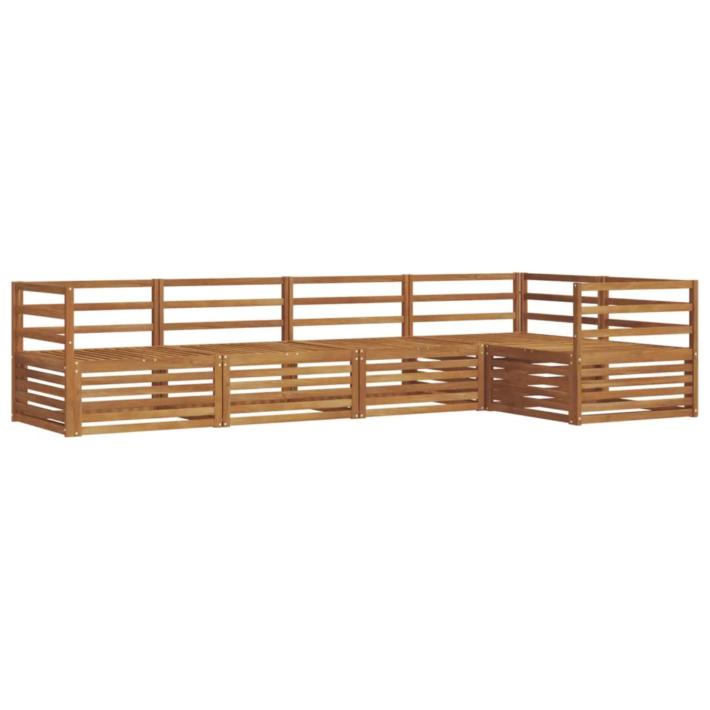 Set di divani da esterno 5 pcs Naturale