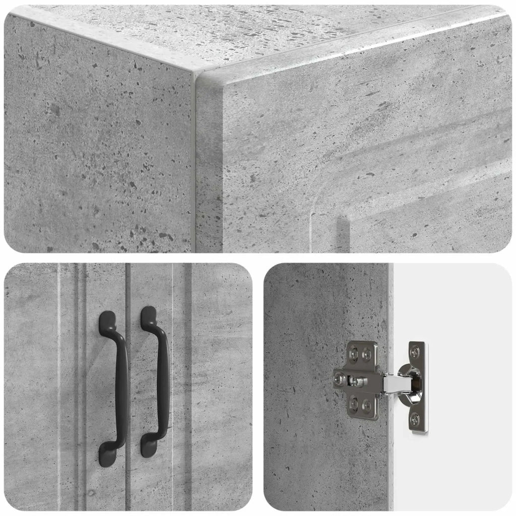 Set di armadi 2 pcs Grigio Cemento 66 x 34,5 x 87 cm 3416964
