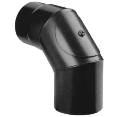 GOMITO A 90° CON ISPEZIONE PER STUFE A LEGNA Ã 120 mm