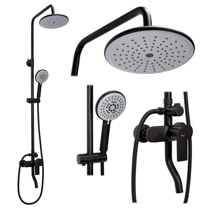 Set Doccia Rea Verso Black