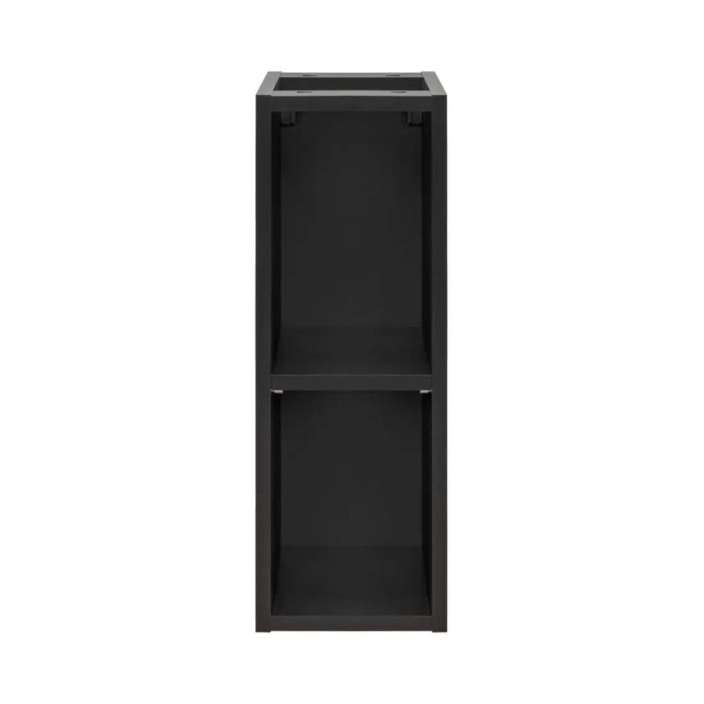 Mobile da bagno aggiuntivo sotto lavabo KINOKO – 2 ante – Grigio antracite – L20 × P57 × H46 cm – Da appendere
