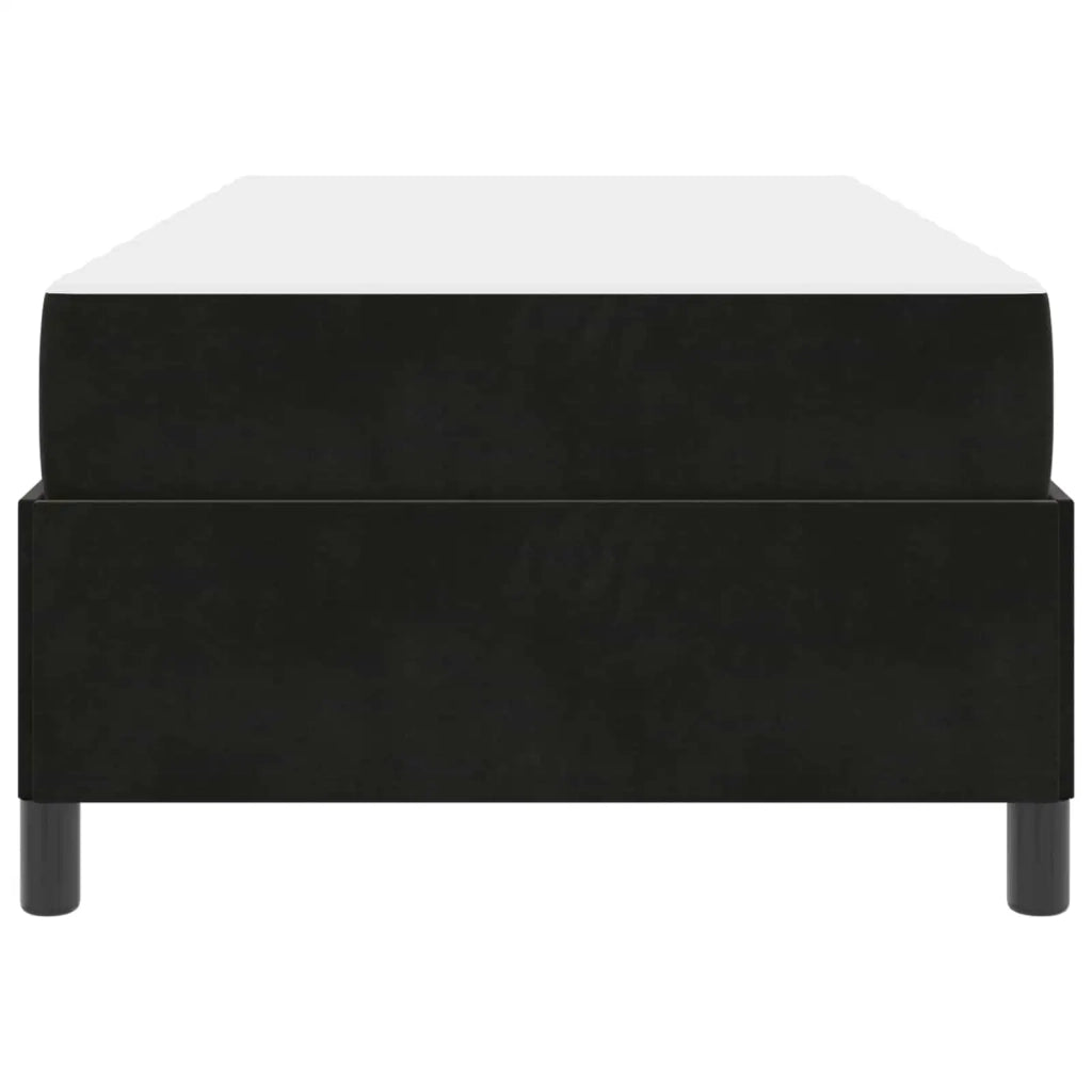 Struttura del letto con materasso Nero 80 x 200 cm Tessuto 3399026