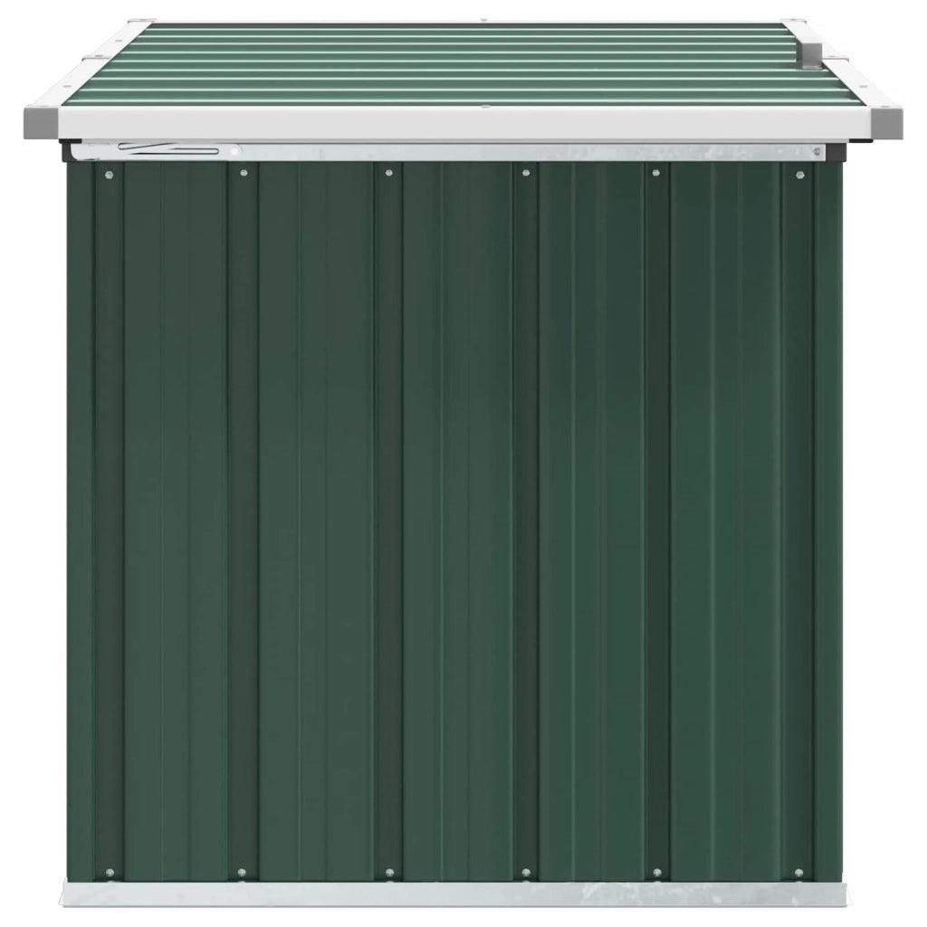Baule da giardino verde 109x67x65 cm 46257