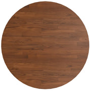 Piano Tavolo | Superficie Tavolo | Piano Scrivania Rotondo Marrone Scuro ?70x1,5 cm Rovere Trattato