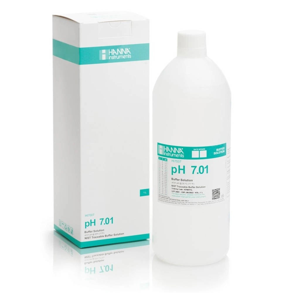 Hanna Instruments HI7007/1L Soluzione di calibrazione pH 7.01 - @ 25°C/77°F - Confezione Risparmio 1000ml