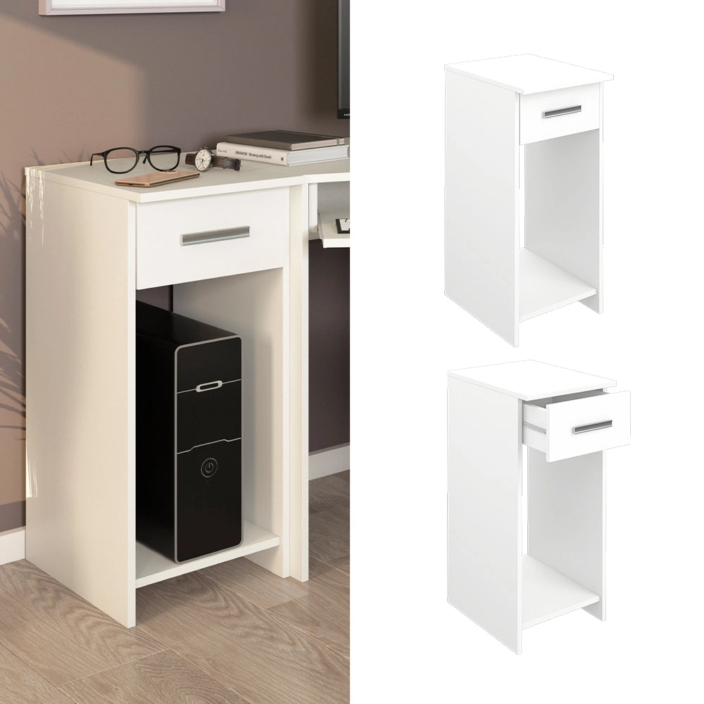 Vicco Armadio per PC Bianco 35.1 x 45 cm