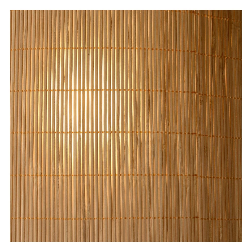 Plafoniera Lucide Magius rattan marrone/nera E27 42cm
