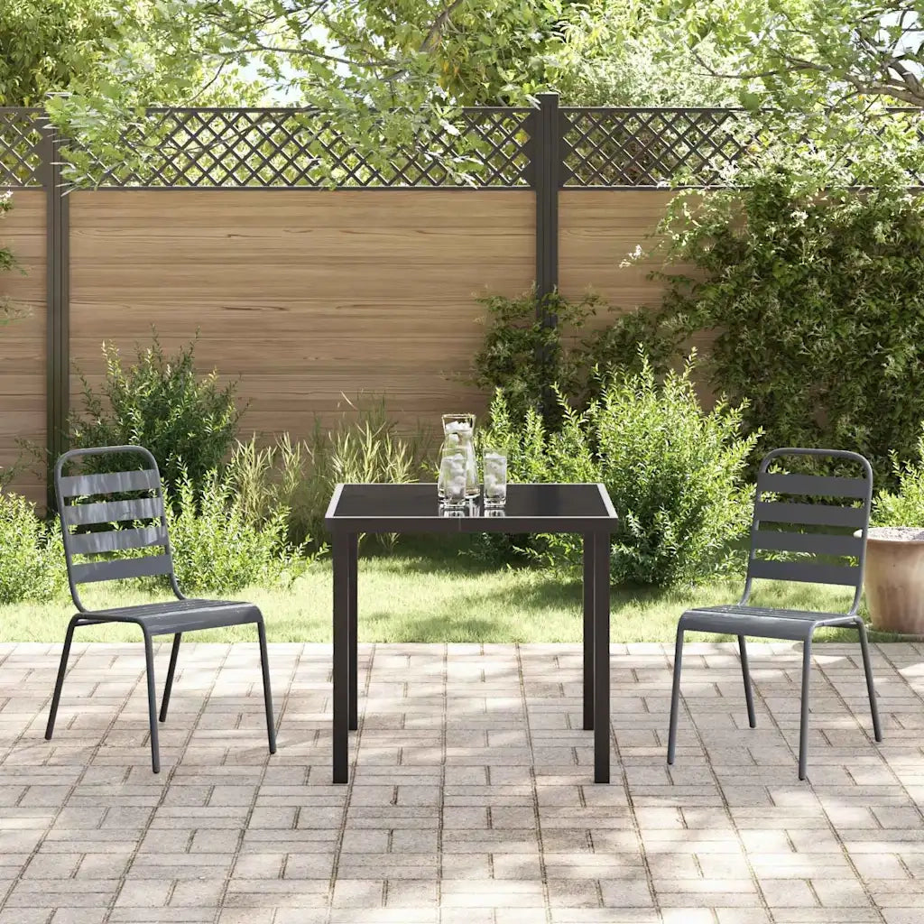 Set da Pranzo per Giardino 3 pcs Antracite 3379296