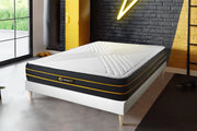Kit rete e materasso ULTRA 120x195cm - Spessore : 26cm - memory foam e micro-molle insacchettate - Bilanciato
