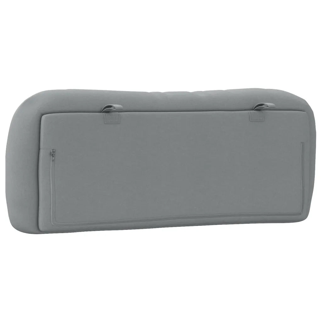 Cuscino Testiera Hvar Grigio Chiaro 100 cm in Tessuto CFW4041251