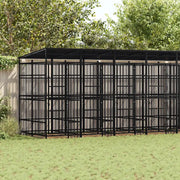 Gabbia per Cani da Esterno con Tetto in Acciaio 14,75 m² 3097953