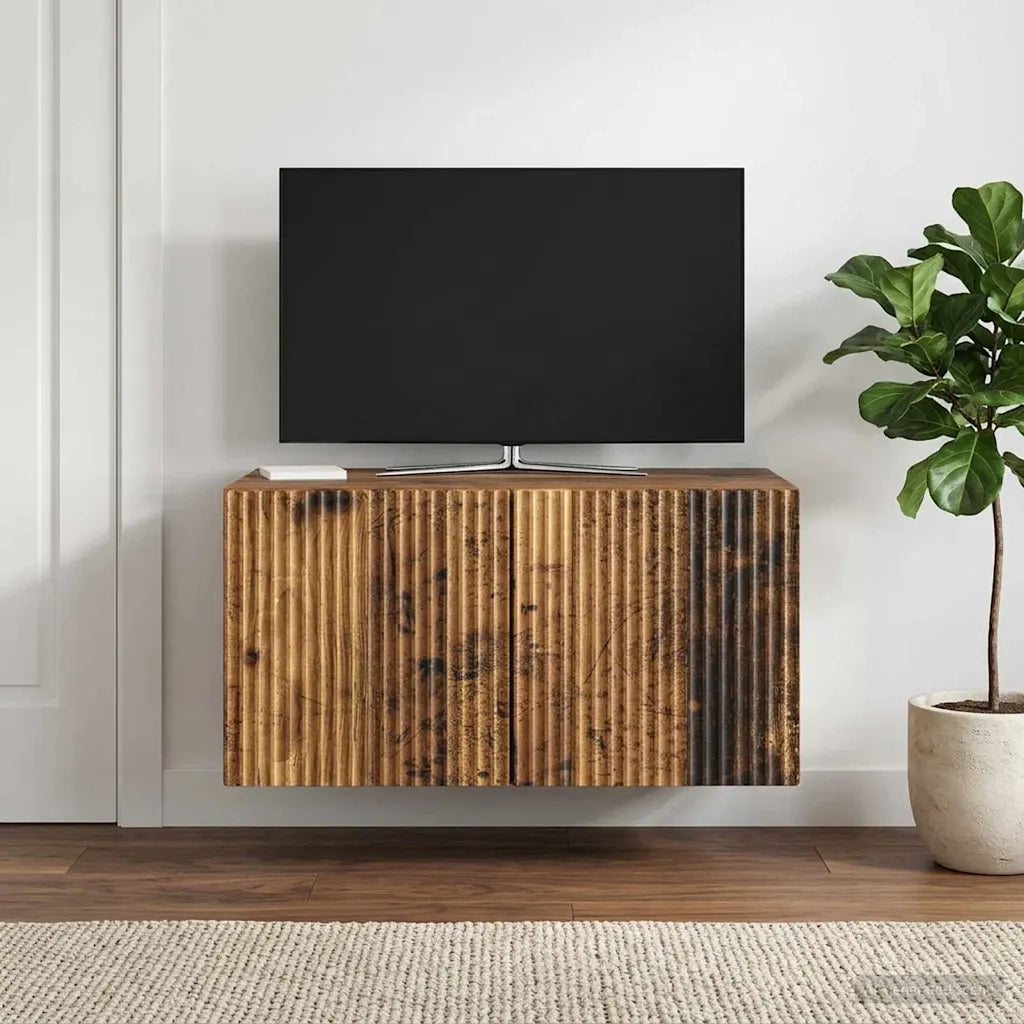 Mobile Porta TV da Muro Legno antico 59,5 x 41 x 30 cm 898513