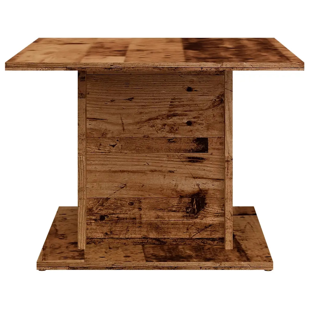 vidaXL Tavolino da Salotto Legno Antico 55,5x55,5x40 cm in Truciolato