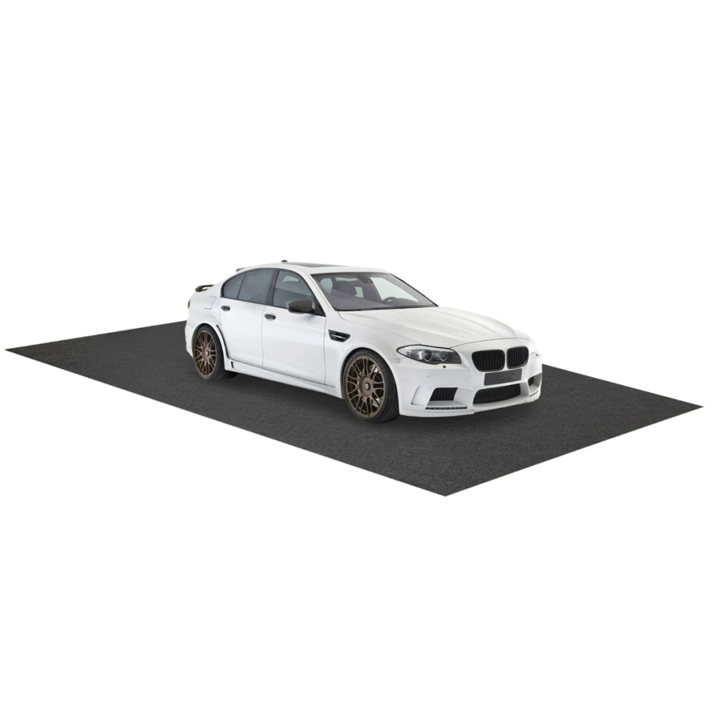 Tappetino per pavimento garage 600 x 220 CM, Tappeto per pavimento riutilizzabile e lavabile Grigio