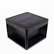 Trade Shop - Faretto Led Pannello Solare Cubo Applique Parete Segnapasso Terra Cct Ip65 Qw-3c -