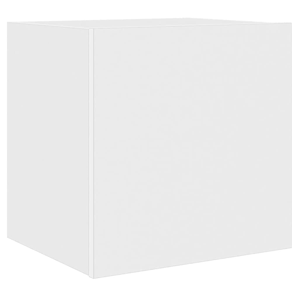 Mobile TV a Parete con Luci LED Bianco 40,5x35x40 cmcod mxl 134178