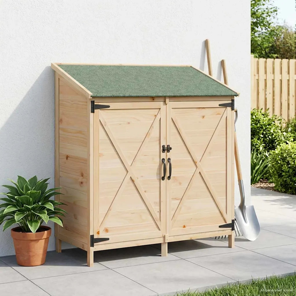 Capanno da Giardino Naturale 106 x 56 x 113,5 cm