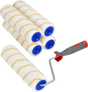 Set di 5 pennelli a filo d'oro - 250 mm - con manico in gomma - per pittura e rinnovo