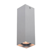 Spot soffitto quadrato alluminio 17cm GU10 10W Italux