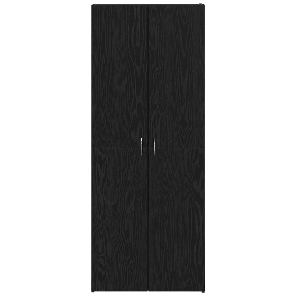 Mobile per Ufficio Rovere Nero 60 x 32 x 152,5 cm CFW3509602