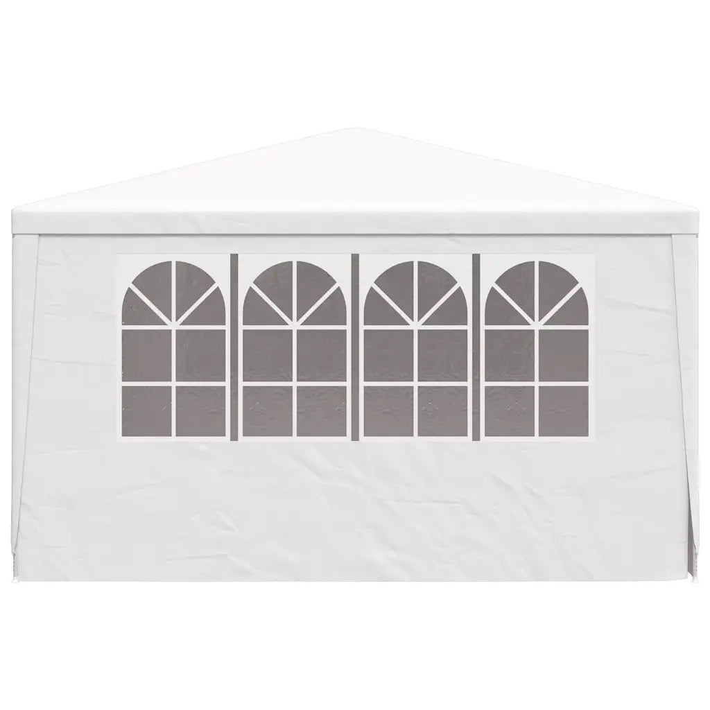 Gazebo Professionale con Pareti 4x4 m Bianco 90 g/mÂ² cod mxl 53895