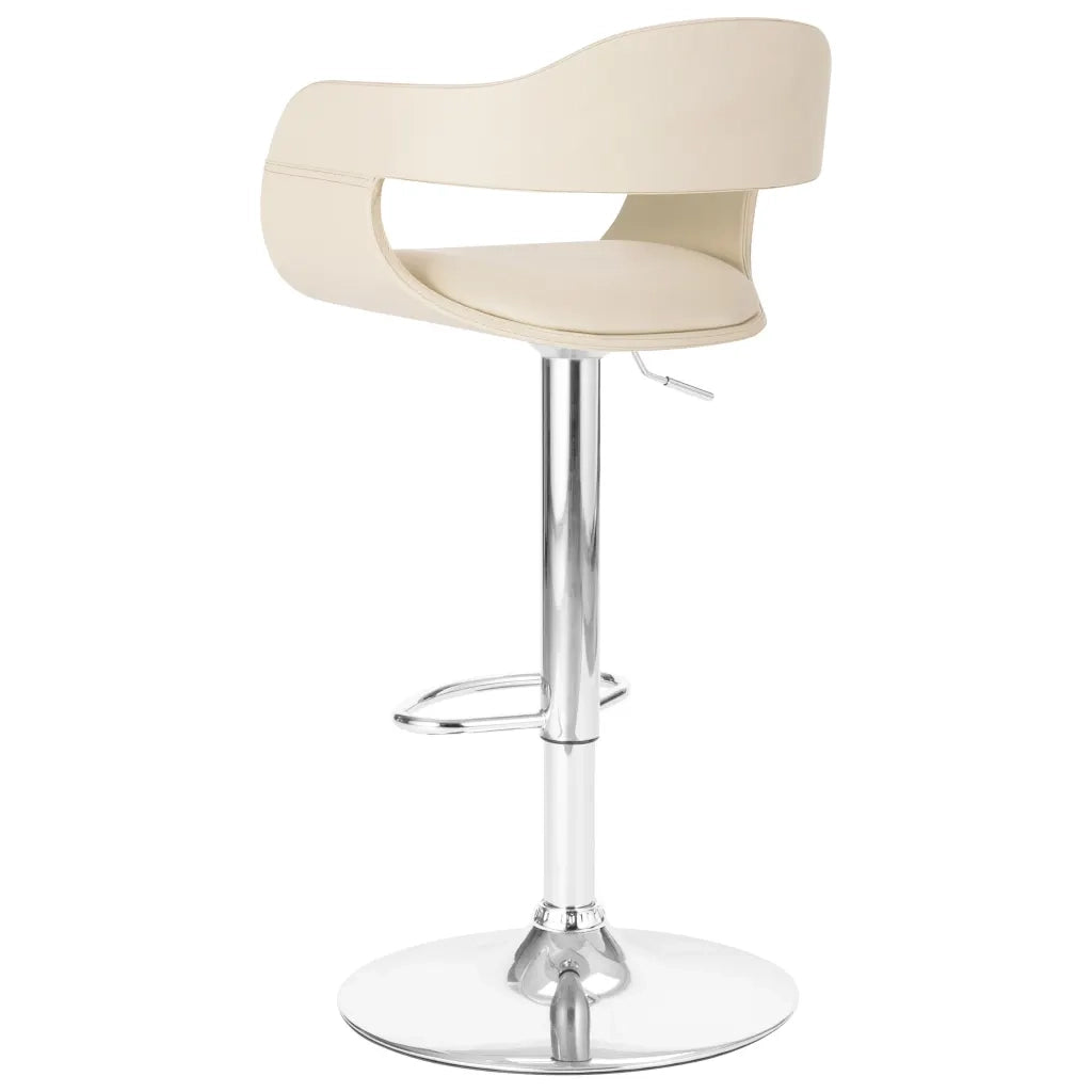 Sgabello da Bar Bianco in Similpelle cod mxl 66951