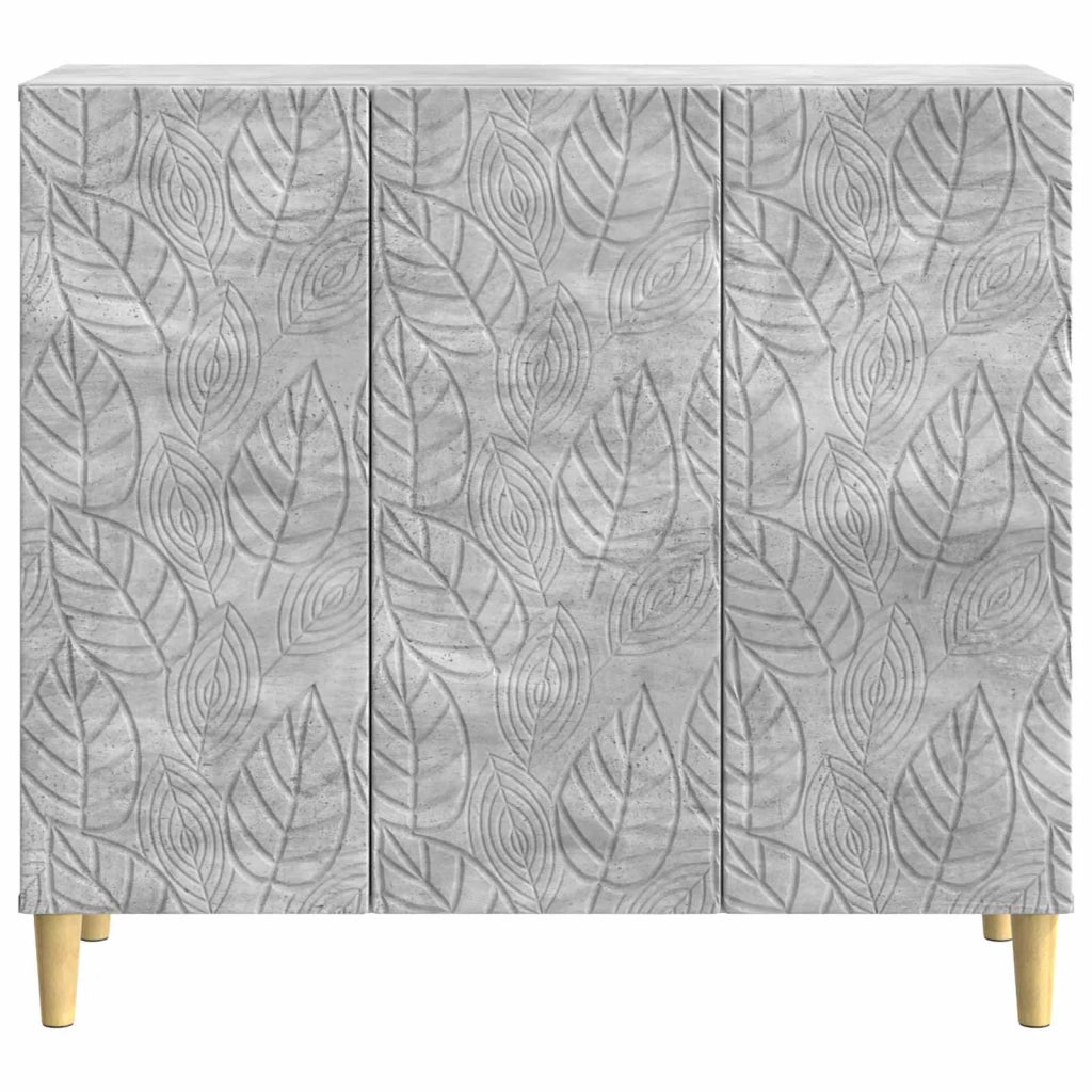 Credenza Grigio Cemento 89 x 34,5 x 80 cm Legno ingegnerizzato 895108