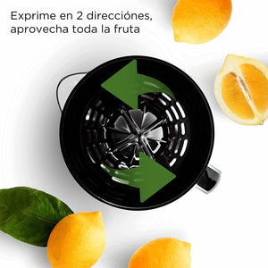SOGO Spremiagrumi Elettrico 40W con Due Coni e Bottiglia 0.7L in Acciaio Inossidabile