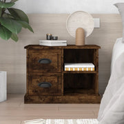Comodino-Tavolino da notte Rovere Fumo 60x35,5x45 cm