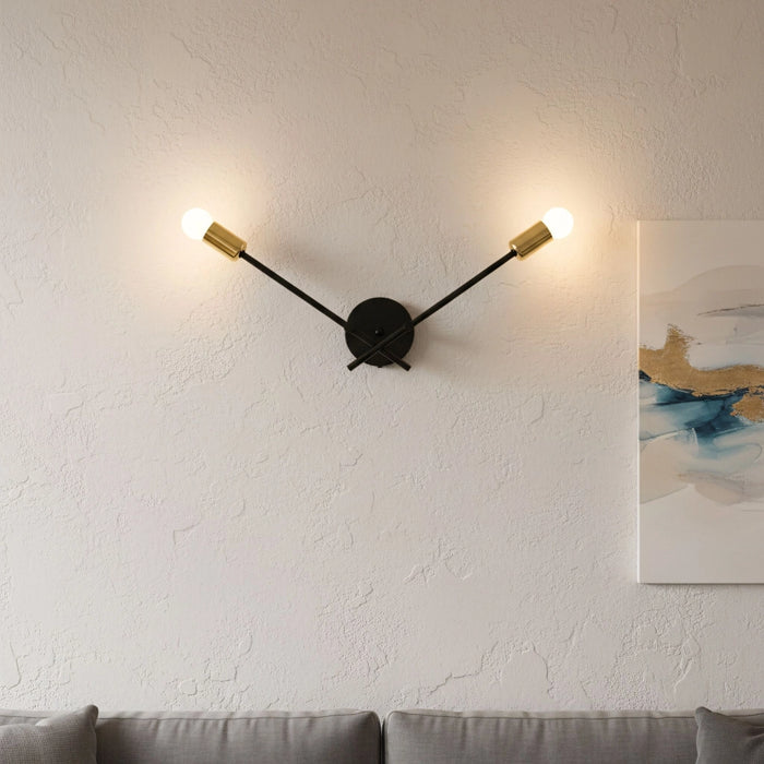 Lampada Da Parete APP1119-2W Black