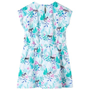 Abito da Bambina Ecru e Menta Scuro 104 CFW4050200