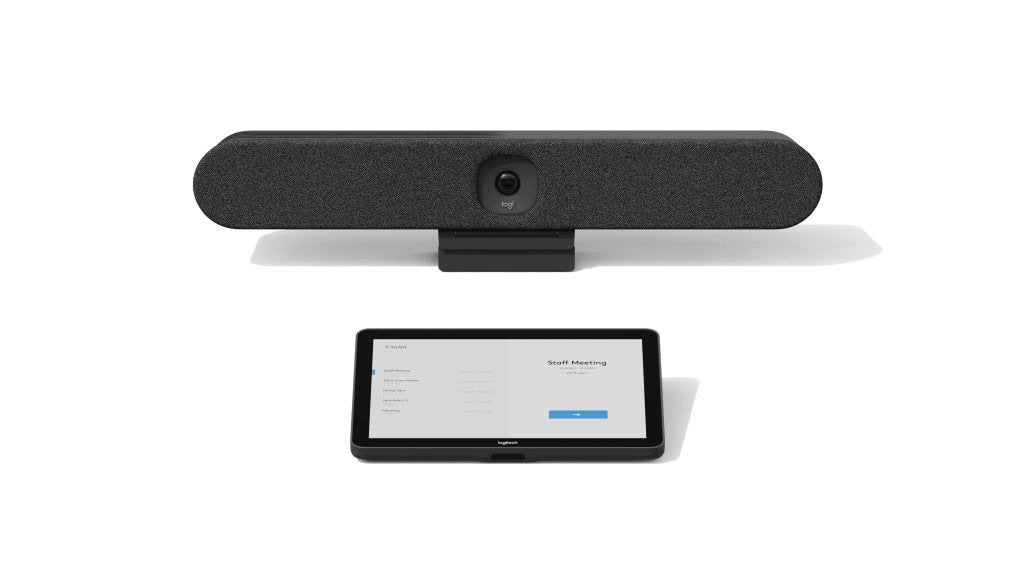 Logitech rally bar huddle + tap ip sistema di conferenza collegamento ethernet lan sistema di videoconferenza di gruppo - 991-000479