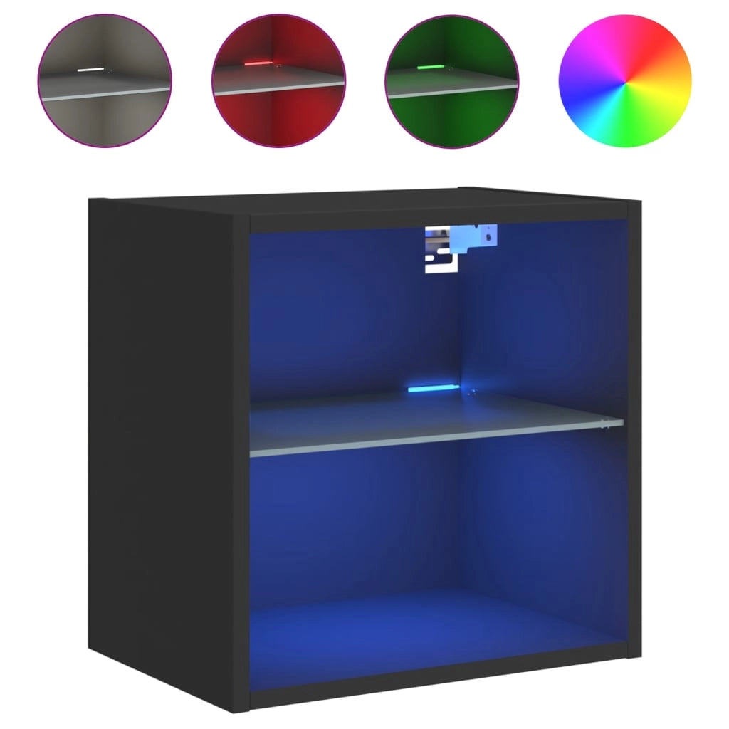 Comodino con Luci LED a Parete Nerocod mxl 134015