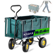 Carrello da giardino KADAX, carriola da trasporto, rimorchio, 450 kg, 200 L, XXL, grande, robusto