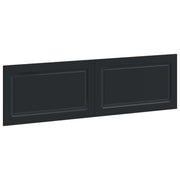 Testiera da Muro UTRECHT Nero Legno ingegnerizzato 897816