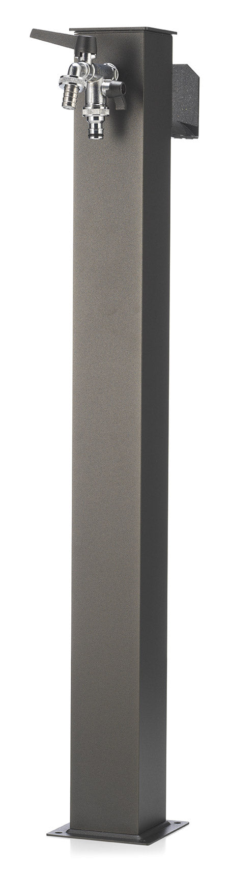 Fontana da Giardino con Doppio Rubinetto Belfer 42/QRR Grigio Antracite