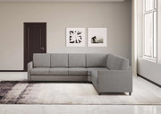 Divano karay 3 posti (tre sedute da 60cm)+ angolo + divano 2 posti medio (due sedute da 70cm) misure esterne l.281x241 | grigio - Mobili 2G