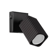 Applique RAYO nera con interruttore