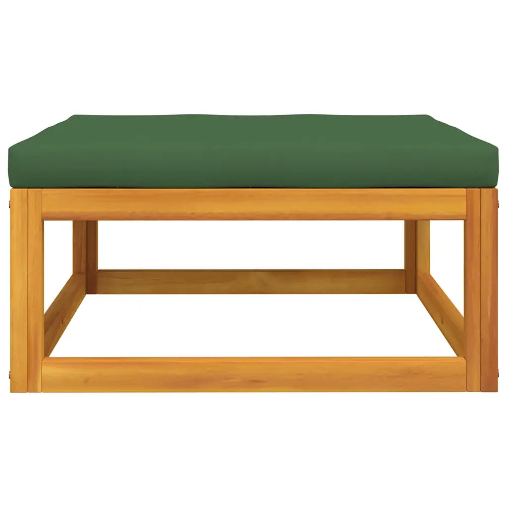 Set Mobili da Giardino 3 pz con Cuscini Legno Massello di Acacia CFW7224701