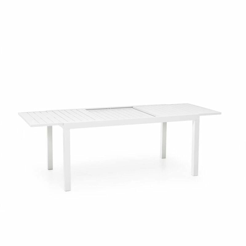 TAVOLO OSTUNI ALLUM.BIANCO 160/240X90XH75CM - SALMAR