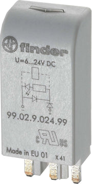 Finder Modulo LED Verde Diode 6 24V DC