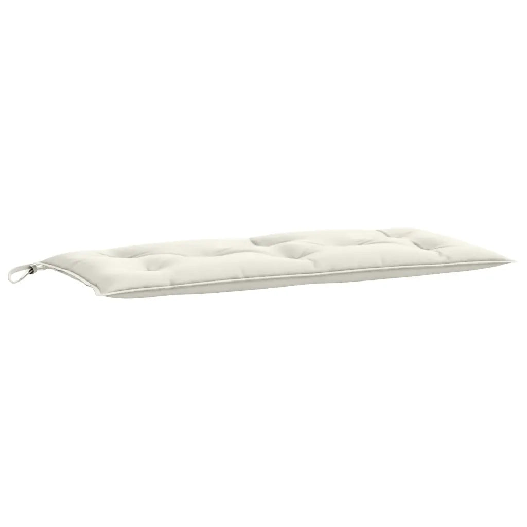 Cuscini Panca Giardino 2pz Crema MÃ©lange 100x50x7cm Tessuto