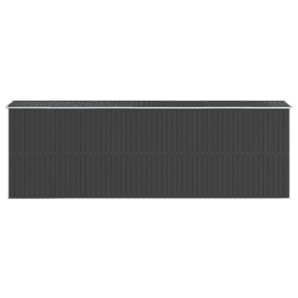Capanno da Giardino Antracite 192x606x223 cm in Acciaio Zincato 3147454