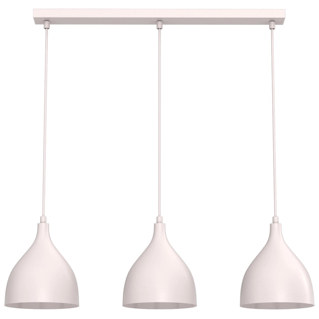 Lampada a sospensione Noak classic 3xE27 calice cashmere