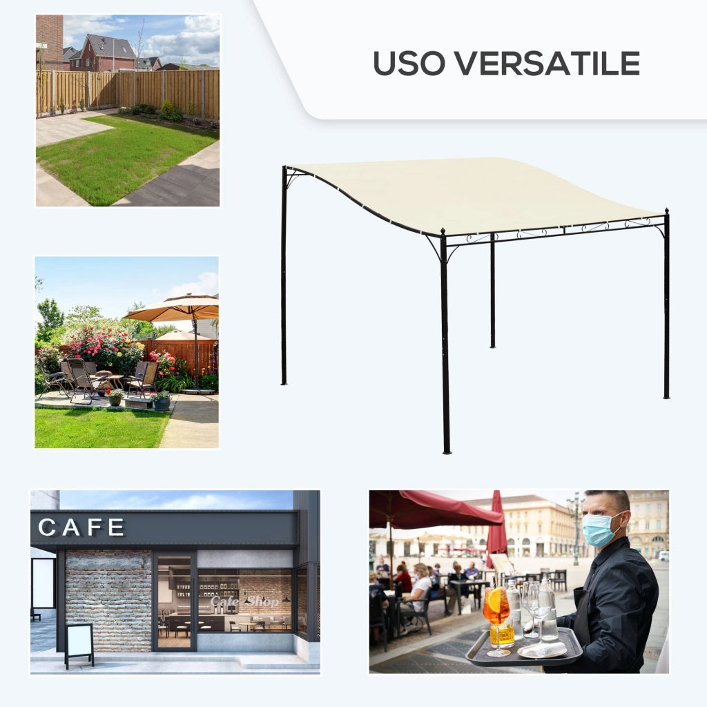 Gazebo da Giardino ¨C zephmum ¨C Crema 3x3m
