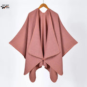 Sciarpa double face, in classico cashmere, mantella/scialle versatile e semplice